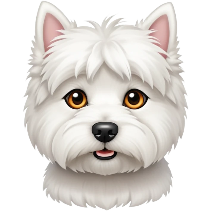 West Highland White Terrier dog emoji