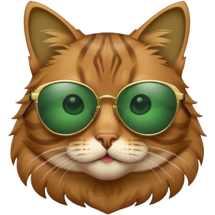 Cat wearing sunglasses emoji