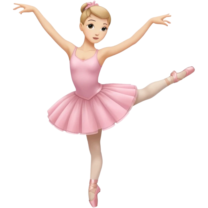 A ballerina dancing in a hip-hop style emoji
