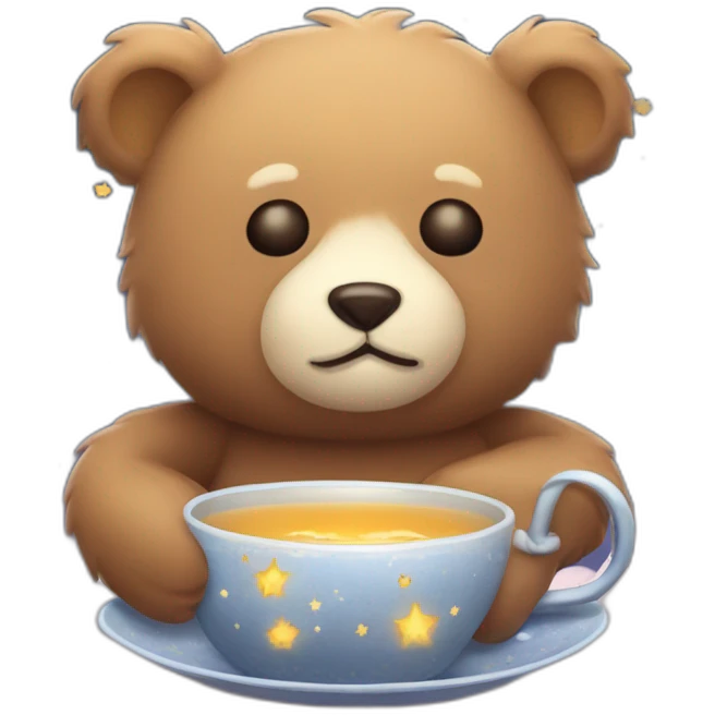 celestial tea sleepytime bear emoji