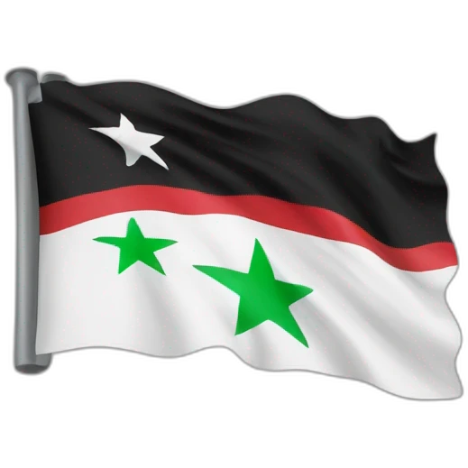 Free syria flagg emoji