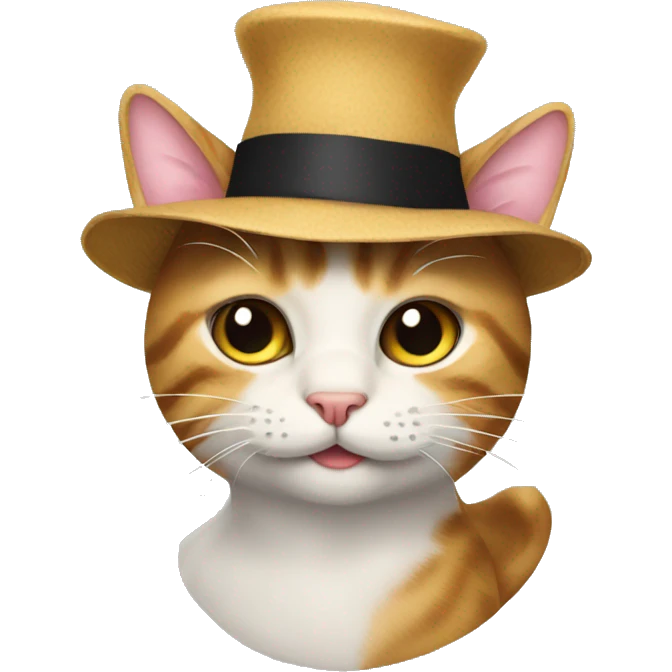 cat with hat emoji