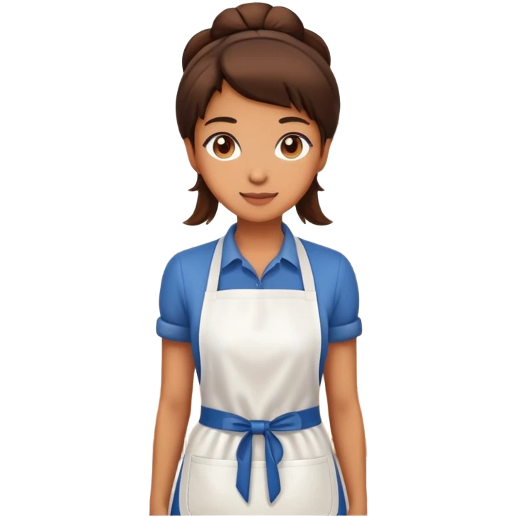 Lisa in kitchen emoji