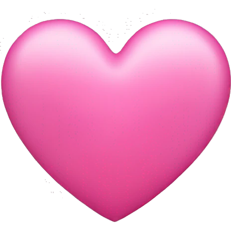 Pink heart emoji