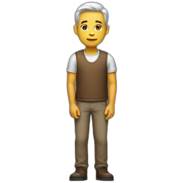 A men without arm emoji