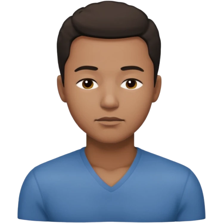 una mano en pecho ojos cerrados hombre multirracial emoji