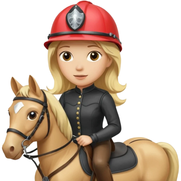 Horse rider woman emoji