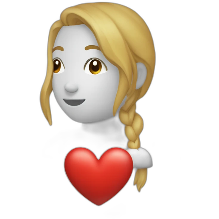 Cualquier cosas que represente la carrera de derecho dentro de un corazón emoji