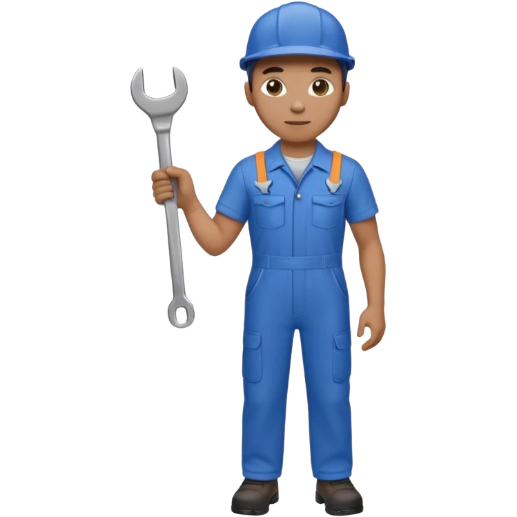 mechanic full body emoji