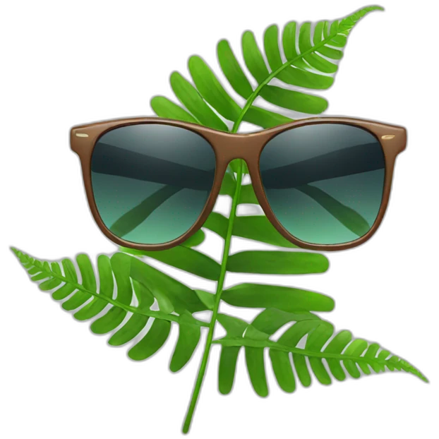 fern with sunglasses emoji