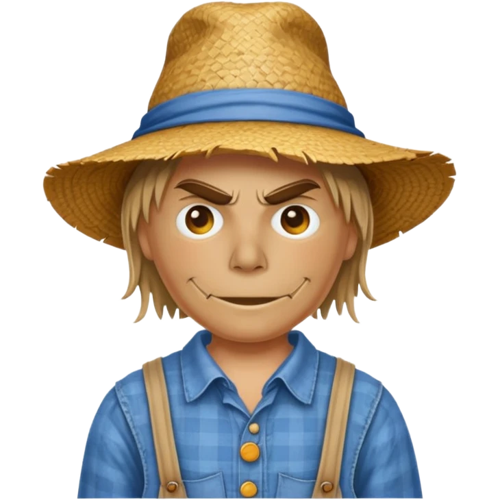 scarecrow blue shirt emoji