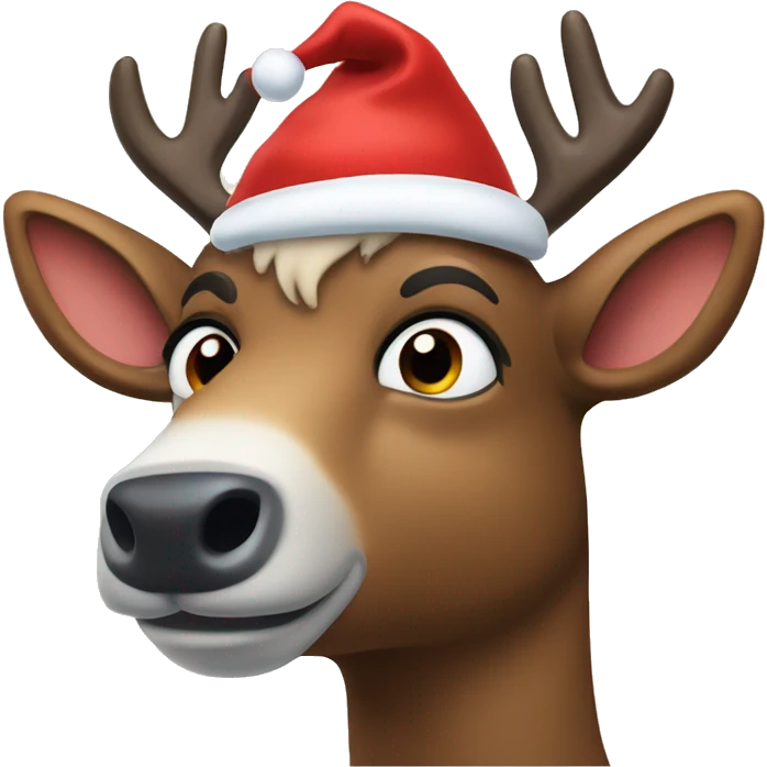 santa cluses reindeer emoji