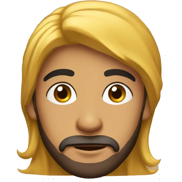 arabe avec cheveux frisés  emoji