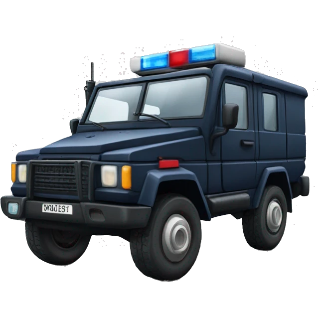 Gelendwagen police  emoji