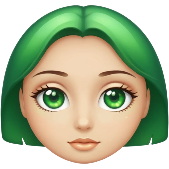 Green eyes emoji