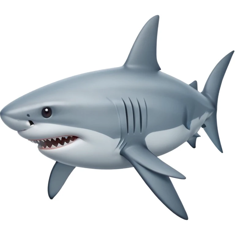 Shark sleeping emoji