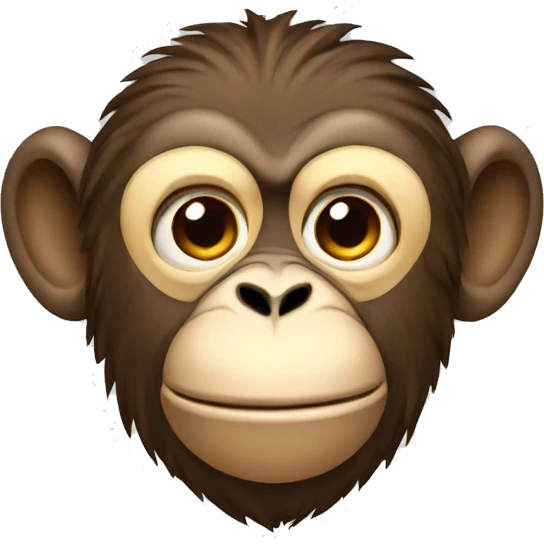 cool monkey head emoji