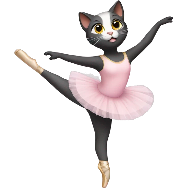 ballet cat emoji