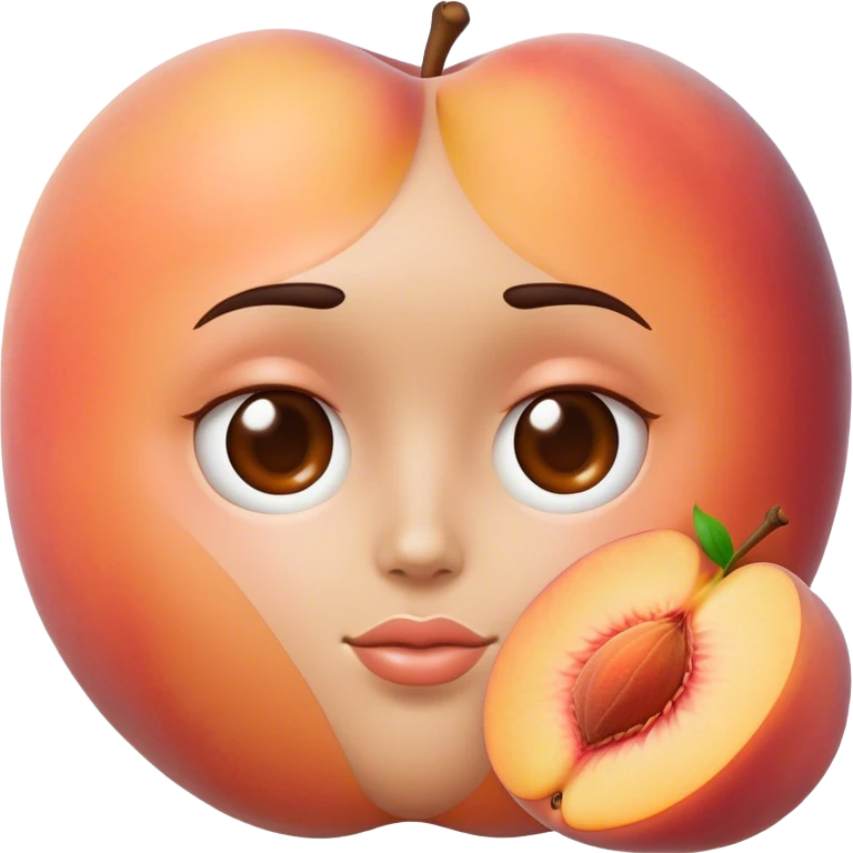Half peach half butt appropriate  emoji