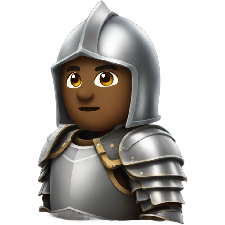 Protective knight emoji
