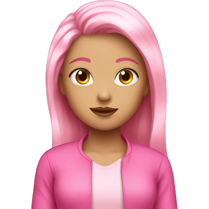 Pink girly ok emoji