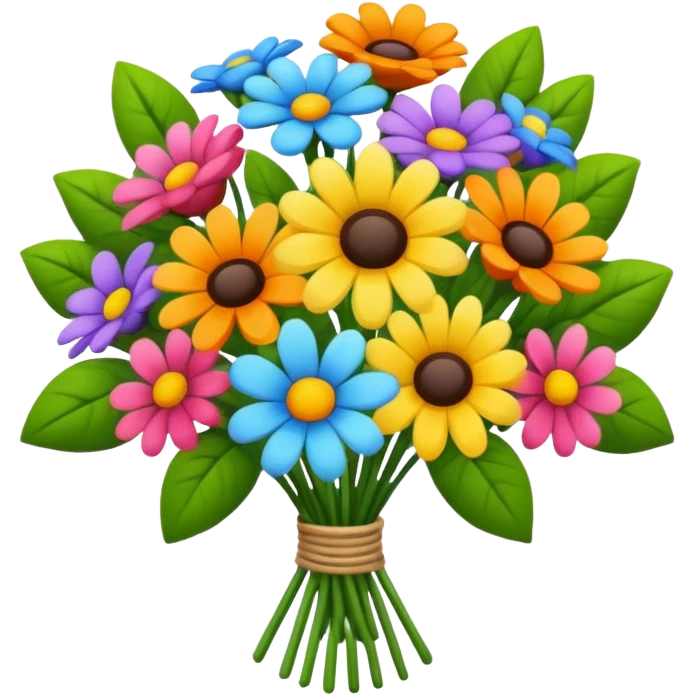 bouquet floral emoji