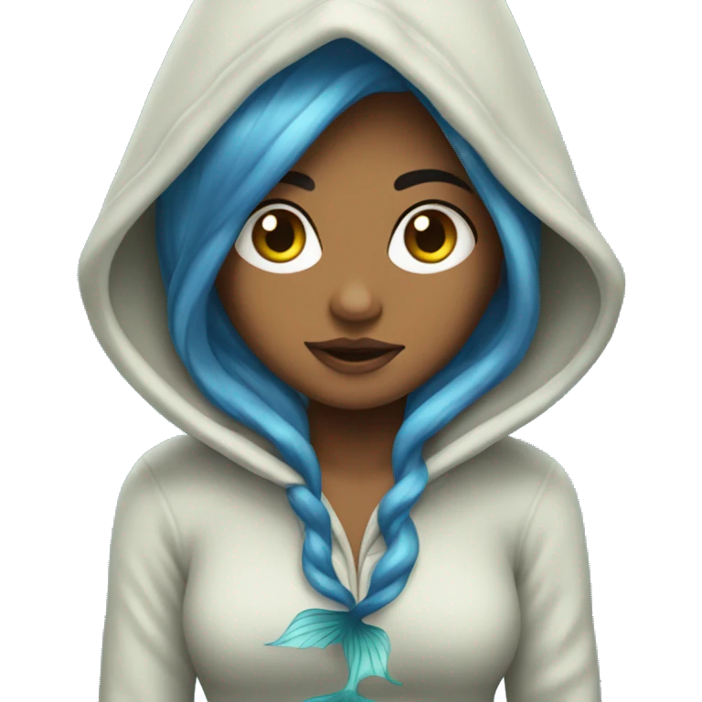 a mermaid with a hoodie  emoji