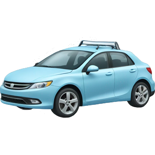 car ice skating emoji