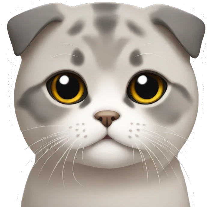 Scottish fold emoji