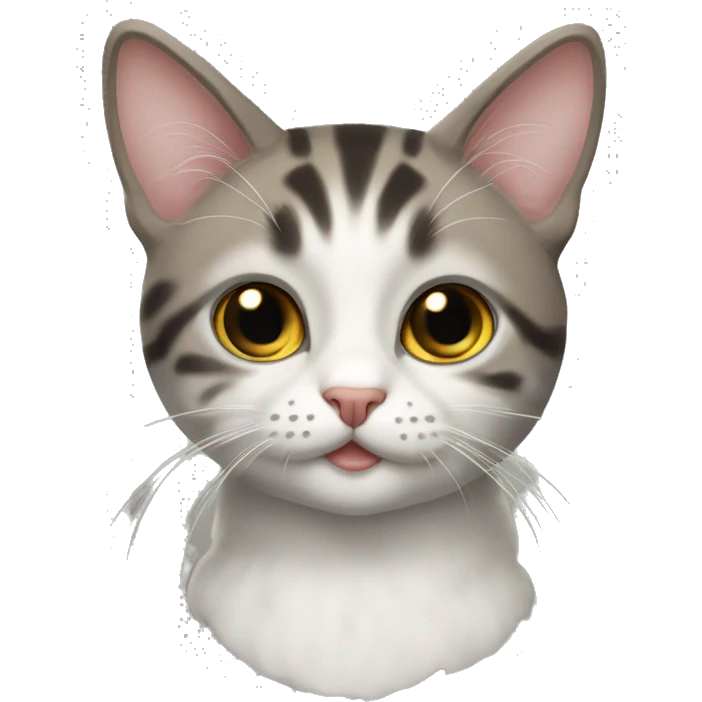 Я и кошка в обнимку emoji