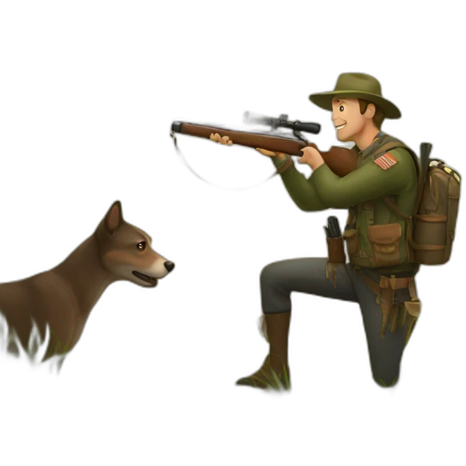 hunting emoji