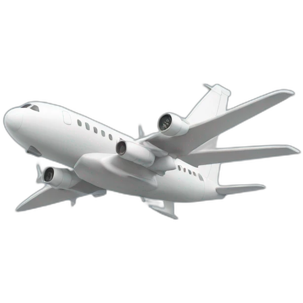 un avion sur un avion emoji