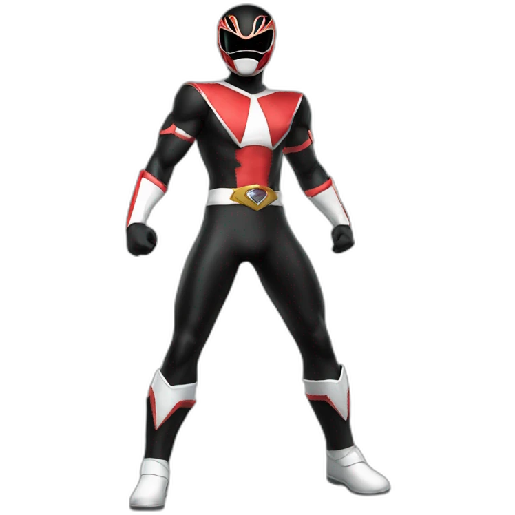 black power ranger full body emoji