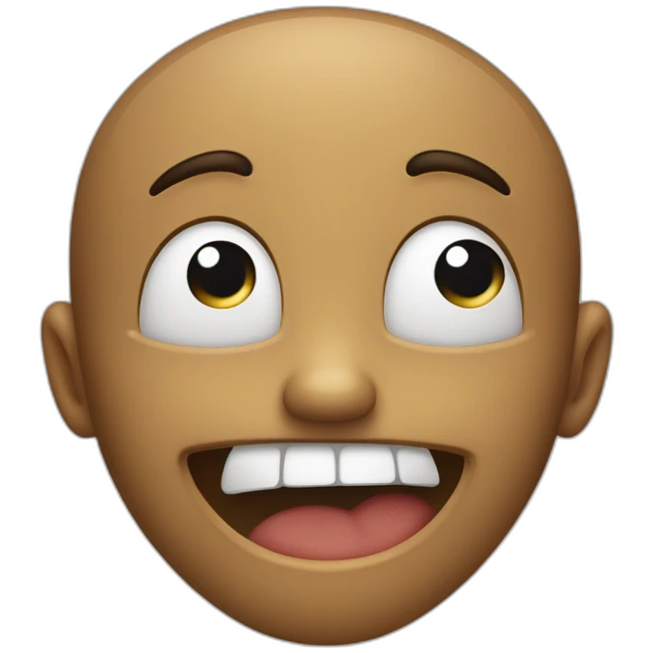 Visage qui pleure de rire emoji