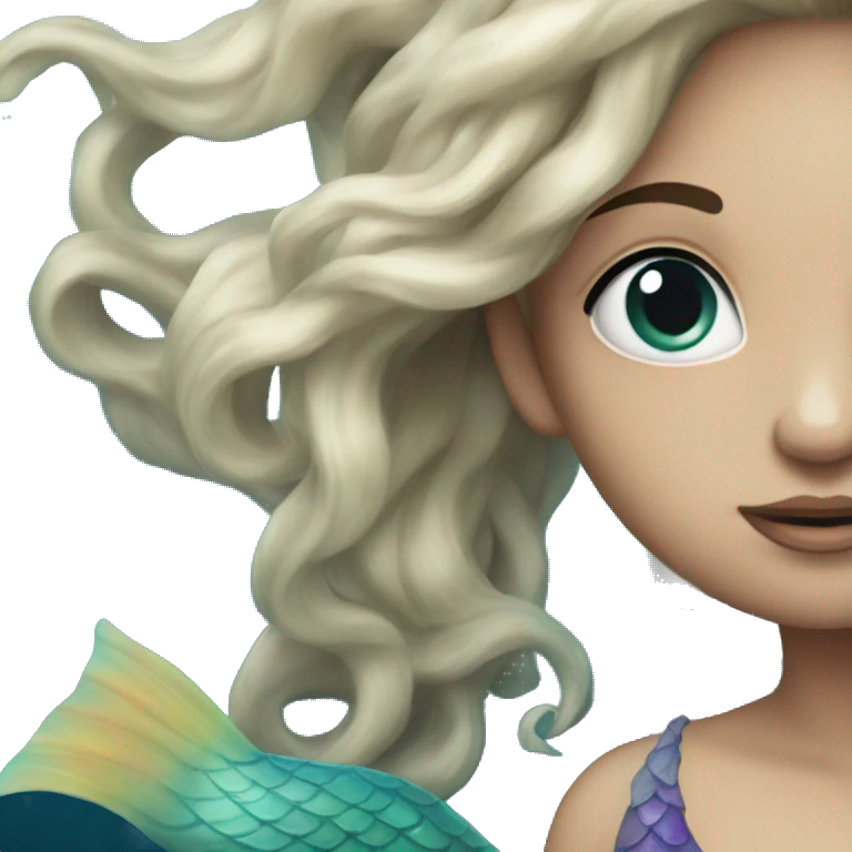 secretive mermaid emoji