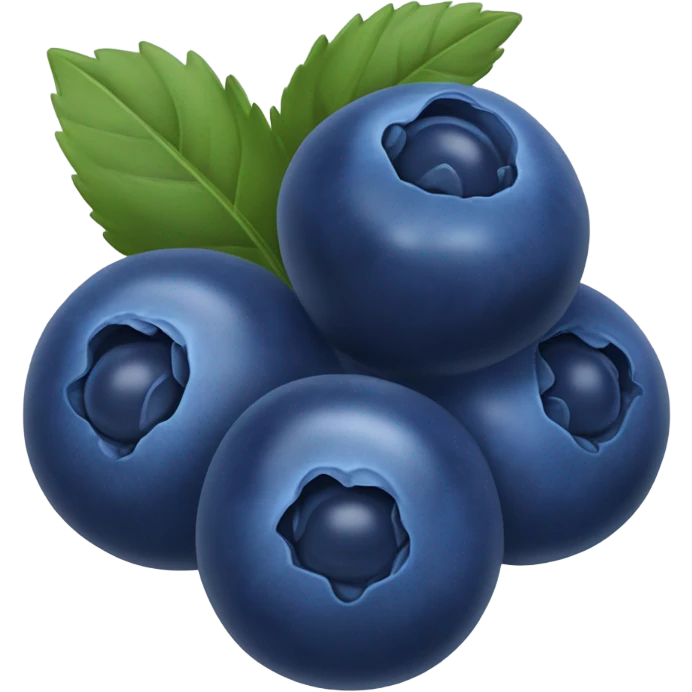 3 Blueberries  emoji