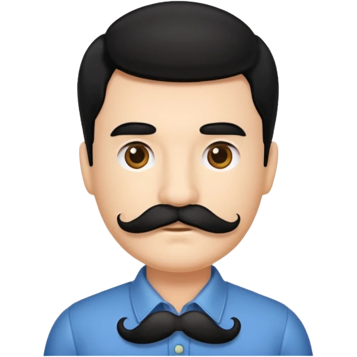 mustache emoji