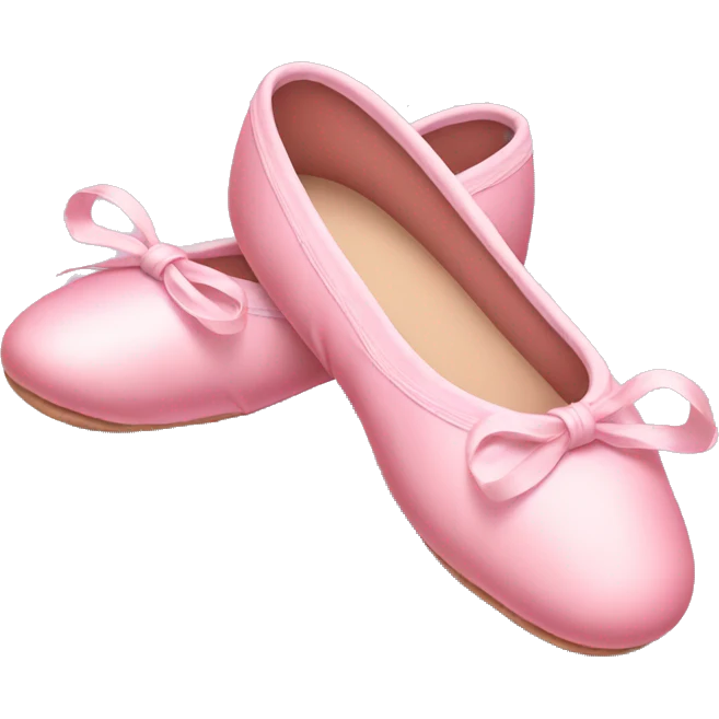 Pink ballet shoes emoji