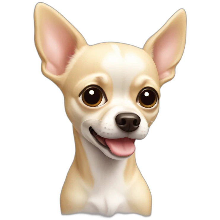 cream chihuahua emoji
