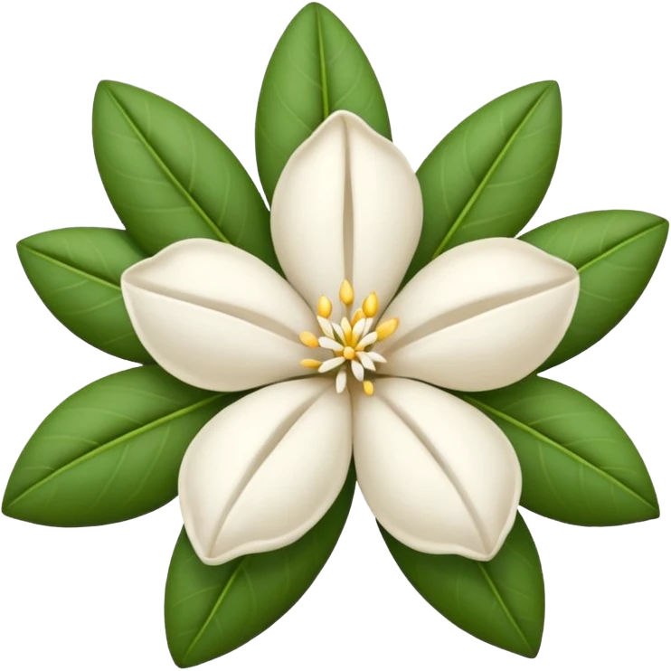 dry indian jasmine without leaf in emoji format emoji