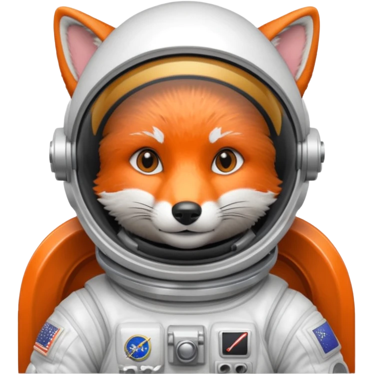 fox astronaut emoji