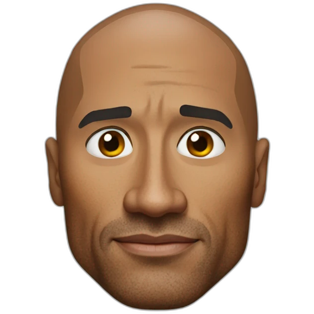 Dwayne Johnson emoji