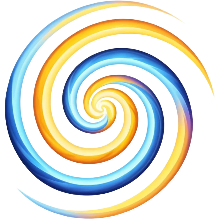 quasar, swirling light and energy emoji