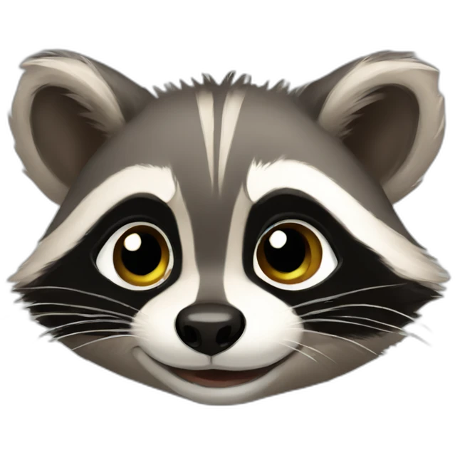reliable baby raccoon emoji