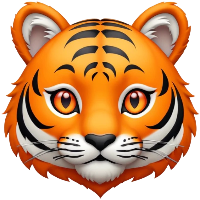 love-struck tiger face with heart eyes for Twitch emote emoji