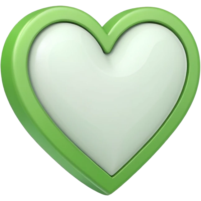 💞🤍💚 emoji