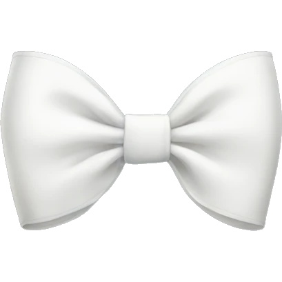 White bow emoji