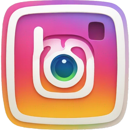 Instagram logo emoji