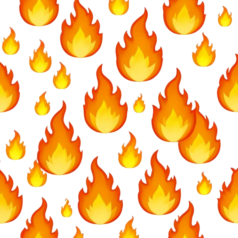 pouvoir ultime en feu emoji