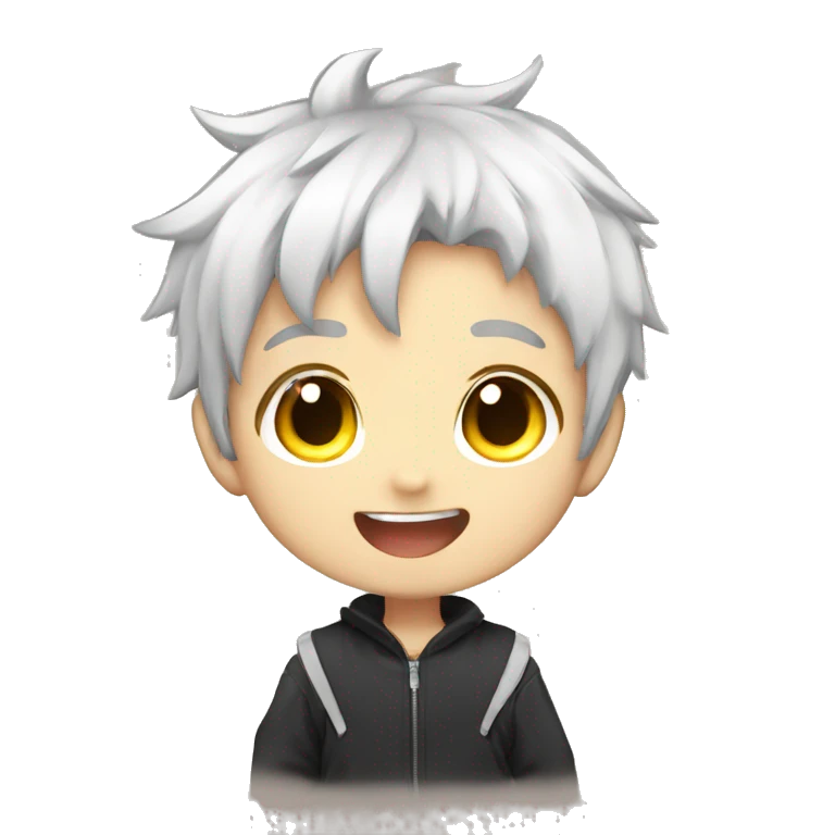 Anime chibi boy Happy emoji